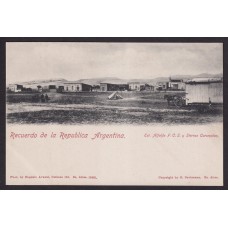 FERROCARRIL ANTIGUA TARJETA POSTAL ESTACION ALFALFA F.C.S.